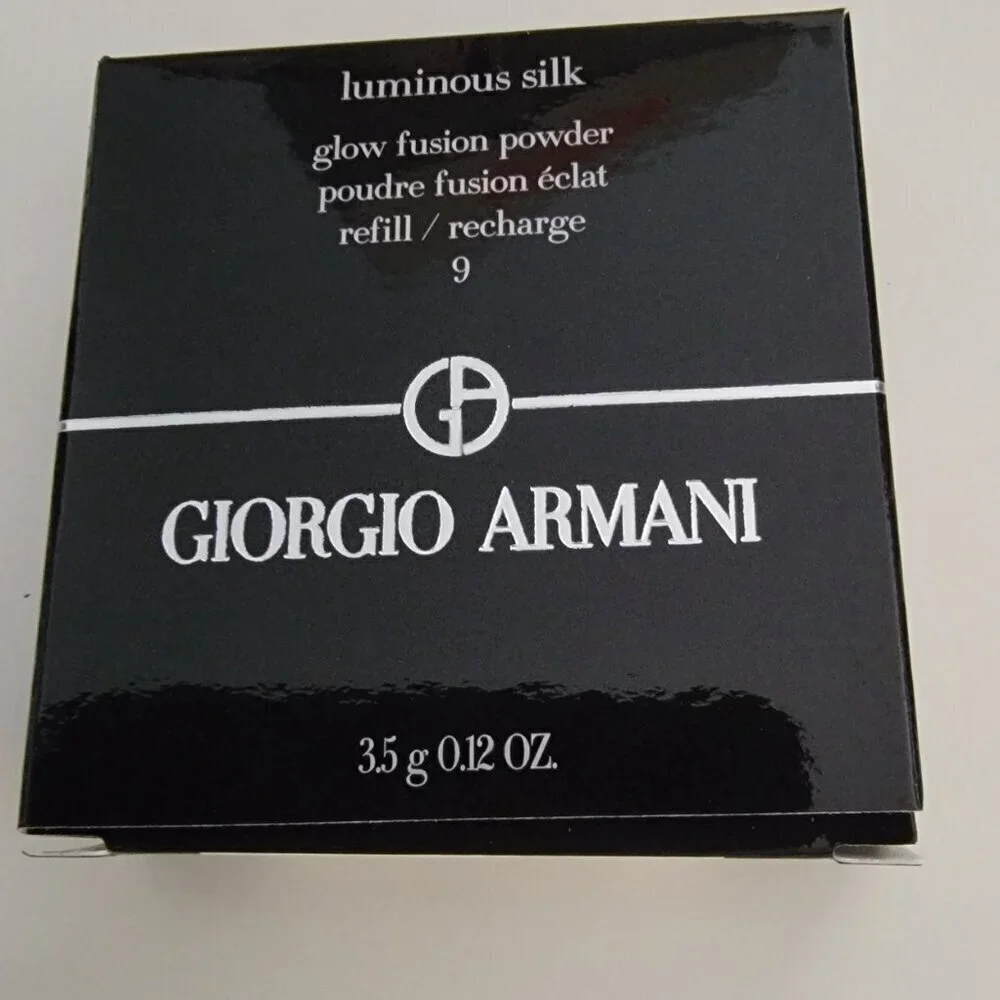Giorgio Armani Glow Fusion Powder #9 Refill with Brush